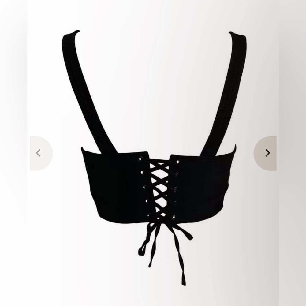 A.L.C. LAYLA CROP TOP, Black, size 8, $325 - Picture 3 of 9